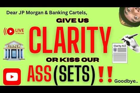 Give US Clarity or :() our ASS(sets)... (( LIVE )) XRP, BTC, Crypto News &amp; More..