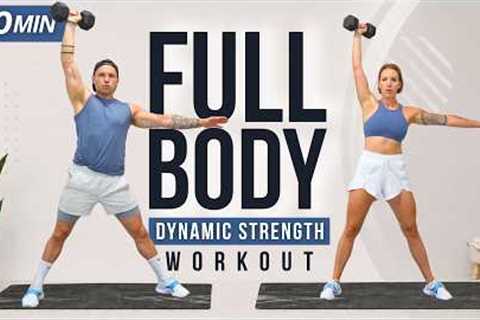 40 Min FULL BODY WORKOUT with DUMBBELLS | Strength, Power & Conditioning