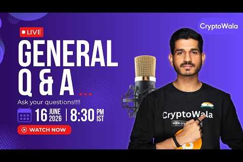 CryptoWala LIVE | ASK ME ANYTHING !!!  The best way to learn is to ask questions.