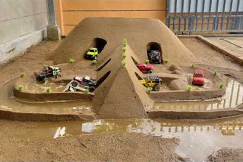 Who Will Win? RC Trucks Face Extreme Mud Tunnel Obstacles!