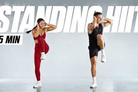 15 MIN CARDIO HIIT WORKOUT - ALL STANDING - Full Body, No Equipment