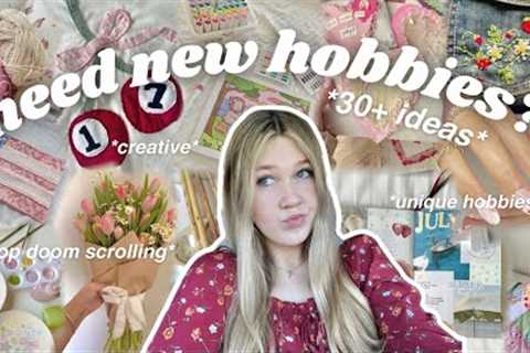hobbies you need to get into to STOP SCROLLING!! hot girl hobby era (: