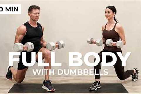 40 Min Full Body DUMBBELL HIIT Workout 🔥 Strength, Cardio & Abs