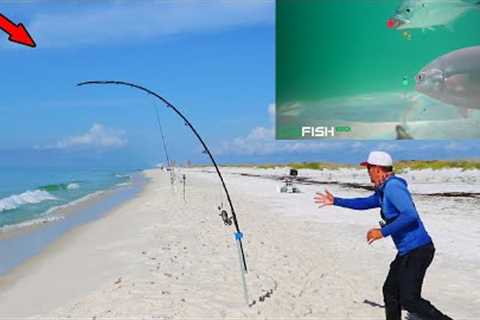 I Tied a Camera to My Surf Fishing Rig! Complete Game Changer