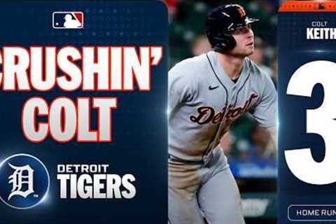 K3ITH! 3️⃣ Colt Keith has a THREE HOME RUN GAME for the Detroit Tigers! 🐯 | MLB Highlights