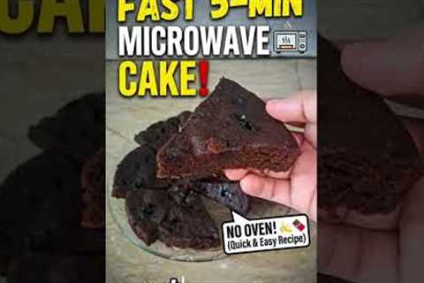 Easy microwave chocolate-banana cake 🎂🍫🍌