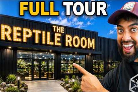 Private Tour Of My Reptile Room!