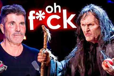 FREAKIEST Auditions That SCARED The Judges To DEATH! 😨
