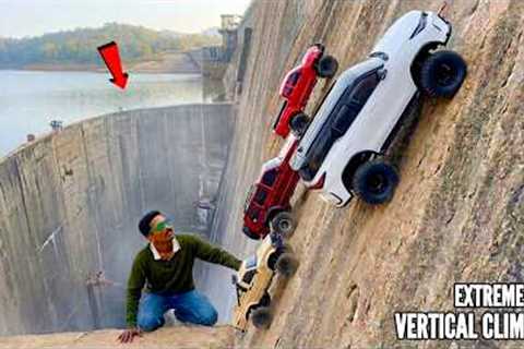 RC Big Size Offroad Car Vs Massive Vertical Concrete Wall – Chatpat toy tv