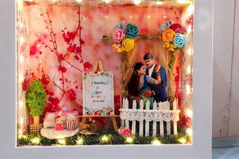 minature landscape shadow frame box |customised photo frame |diy gifts
