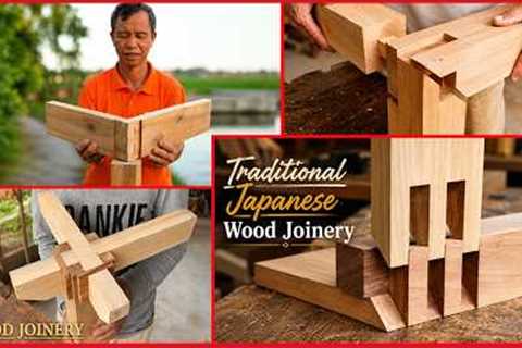 Japanese Wood Joinery Tutorial Compilation | Strong Woodworking Joints Without Glue