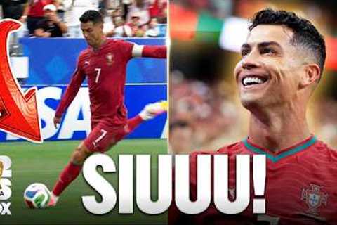 'I'M BACK' 🔥 Cristiano Ronaldo Nets Two Goals in First Half vs Uzbekistan 🤯 2026 FIFA World Cup™