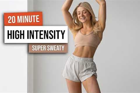 20 MIN KILLER HIIT Full Body Workout - No Equipment - No Repeat Cardio HIIT Home Workout