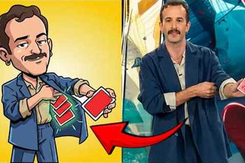 Giancarlo Scalia's Vanishing Cards Magic Secret Revealed!