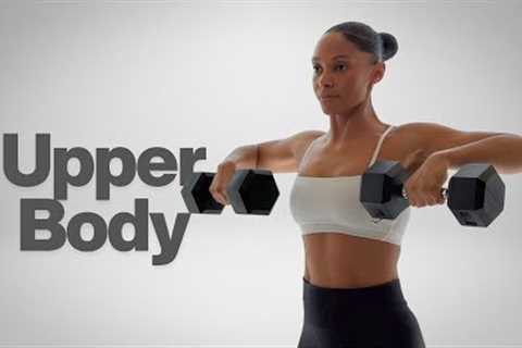 20 minute Upper Body Tone and Strength Dumbbell Routine
