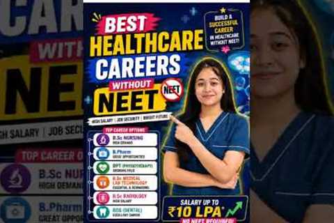 Best Healthcare Careers Without NEET 🔥 High Salary Medical Jobs After 12th PCB
