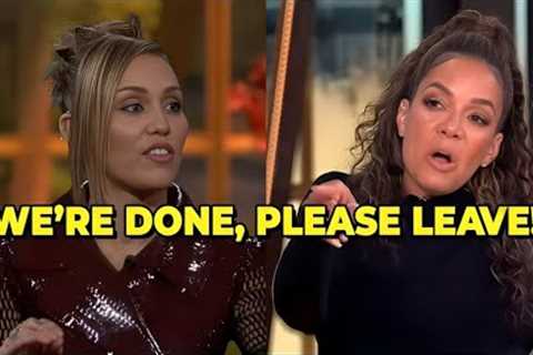 Miley Cyrus Kicked Off The View After Fiery Exchange With Sunny Hostin