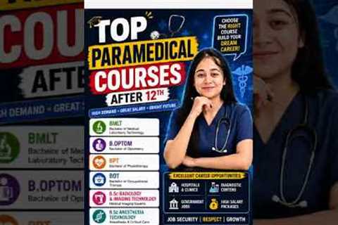 Top Paramedical Courses After 12th 🔥 High Salary Career Options in 2026