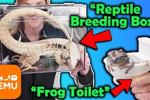 We Review Reptile Products from Temu!