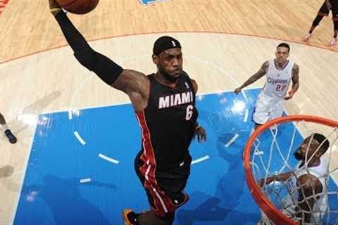 LeBron James Explodes on the Rim with the Tomahawk Jam