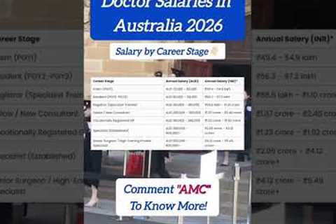 Australia Medical Career Pathway | AMC Exam Guide for International Doctors | Salary & PR..