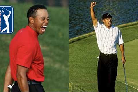Tiger Woods' craziest putts of his career