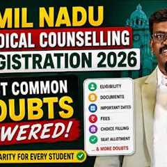 Most Common Doubts in Tamil Nadu Medical Counselling - Answered | Mizpah Academy | NEET 2026