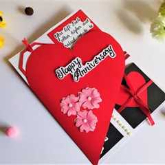 How to Make Beautiful Handmade Anniversary Card for Parents | Anniversary Card Idea | Tutorial