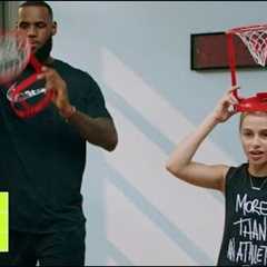 Playing basketball w/ LEBRON for Nike's You Got Next series