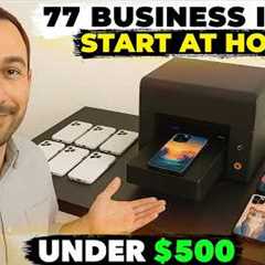 No Big Budget? 77 Easy Business Ideas Under $500