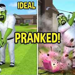 💘 Valentine’s Day Prank on the Imposter! 😆 Ruin His Golfing Skills for Miss T! | Scary Teacher 3D