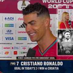 Cristiano Ronaldo gets Emotional react to Diogo Jota Anniversary 😭| Portugal vs Croatia 2-1