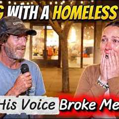 😱The Most Shocking Street Duet - A Homeless Man and A Lady🍀Mariah Carey, Boyz II Men - One Sweet..