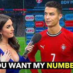When Reporters Flirt With Football Players