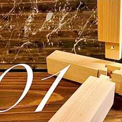 Japanese Joinery ＃01 Ari Shiguchi  Komisen uchi  蟻仕口　込栓打ち