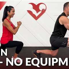 30 Min Cardio HIIT Workout for Fat Loss - No Repeat Bodyweight Workout No Equipment without Weights