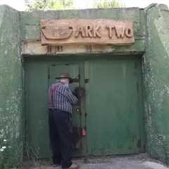 Tour of an underground bunker created from 42 buses