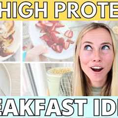 9 *High Protein* Breakfast Ideas [That AREN'T Eggs]