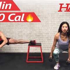 50 Min Total Body Strength Workout with Weights - Full Strength Training for Women Men Home Dumbbell