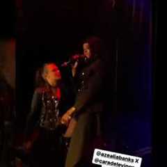 Azealia Banks and Cara Delevigne Last Night at The Box in NYC