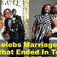 10 SA Celebs whose Marriages ended Recently in divorce and tears