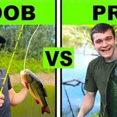 Noob VS Pro Fishing Challenge!