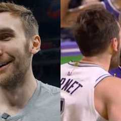 Luke Kornet hilarious voice memo recruiting LeBron James to Spurs 😂