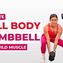 20-Minute Full Body Dumbbell Workout | Build Lean Muscle for Women