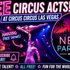 FREE Circus Shows at Circus Circus Las Vegas 🎪 | The Best FREE Entertainment on the Strip? #Vegas 