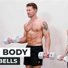 40 Min Full Body Dumbbell Workout at Home | Build Muscle