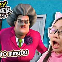 I Played Scary Teacher 3D for 2 Hours 40 Minutes straight! (SUPERCUT PART 1)