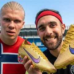 I Surprised Haaland With Custom Shoes