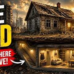 I Built the Ultimate Secret Underground Bunker Beneath an Abandoned House | Full Build