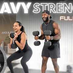 30 Minute HEAVY Dumbbell Workout [Full Body Strength Training]